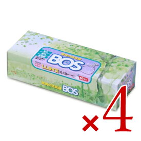 《送料無料》クリロン化成 驚異の防臭袋 BOS ビッグタイプ（LLサイズ） 大人用おむつ処理用60枚入り × 4個 【 まとめ買い 】