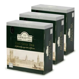 《送料無料》富永貿易 AHMAD TEA アーマッドティー 紅茶 アールグレイ 2gティーバッグ × 100袋 × 3個