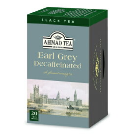 富永貿易 AHMAD TEA デカフェ アールグレイ ティーバッグ20P