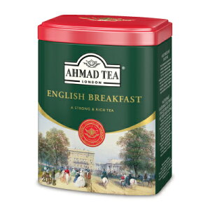 富永貿易 AHMAD TEA イングリッシュブレックファースト リーフティー200g 缶
