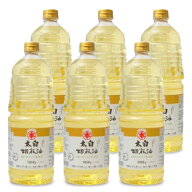【マラソン限定クーポン配布中】《送料無料》竹本油脂 マルホン 太白胡麻油 1650g × 6本 【 調味料 食用…