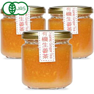 【マラソン限定!最大2000円OFFクーポン配布中!】三宗貿易 有機生姜茶 200g × 3個 有機JAS