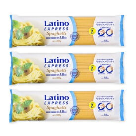 富永貿易 Latino (ラティーノ) エクスプレス 早ゆでスパゲッティ 600g × 3袋