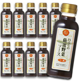 【月初め34時間限定！最大2200円クーポン配布中！】JAふらの 厳選野菜ソース 中濃　300ml × 10本 【ふらの 富良野 北海道】