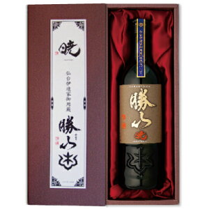 《送料無料》勝山 純米大吟醸 暁 -AKATSUKI- 720ml  化粧箱入り [仙台伊達家御用蔵 勝山酒造 宮城県]《冷蔵便 送料無料》
