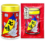 八幡屋礒五郎 七味唐がらし 14g（缶）＋ 18g（袋）【まとめ買い 八幡屋 七味 七味唐辛子 カン】
