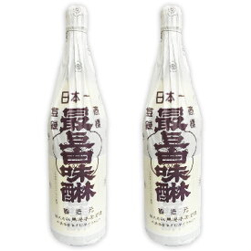 【マラソン限定クーポン配布中】《送料無料》最上白味醂 1.8L （1800ml）× 2本 ［馬場本店酒造］ 【 まとめ買い 】