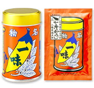 八幡屋礒五郎 一味唐がらし 12g（缶）＋ 15g（袋）【まとめ買い 八幡屋 一味 一味唐辛子 カン】