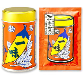 【マラソン限定クーポン配布中】八幡屋礒五郎 一味唐がらし 12g（缶）＋ 15g（袋）【まとめ買い 八幡屋 一味 一味唐辛子 カン】