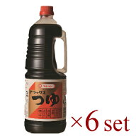 【マラソン限定クーポン配布中】《送料無料》盛田 マルキン デラックスつゆ 1.8L×6 ペット 【 つゆ めん…