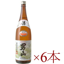 《送料無料》 清酒 男山 1.8L × 6本［北海道］ 一升瓶 【お酒 日本酒 おとこやま】
