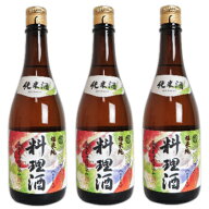 福来純 純米料理酒 720ml × 3本 白扇酒造 【 調味料 料理酒 塩無添加 アミノ酸 おいしい 旨味 うま味 隠…