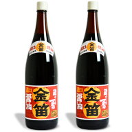 【マラソン限定クーポン配布中】金笛しょうゆ 1.8L × 2本 （濃口醤油）［笛木醤油］ 【 まとめ買い こい…