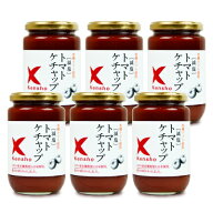 《送料無料》キングソース 減塩 トマトケチャップ 300ml × 6個 ケンシヨー 【 まとめ買い 】