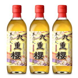 《送料無料》九重味淋 本みりん 九重櫻 500ml × 3本 【料理用 みりん 味醂 九重味醂 九重桜 無添加】