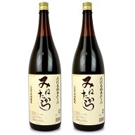 【スーパーSALE先着クーポン】《送料無料》小笠原味淋醸造 三河本格本みりん みねたから 1800ml × 2本 …