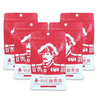 《メール便 送料無料》森下仁丹 鼻・のど甜茶飴　38g × 5袋 【 まとめ買い 】