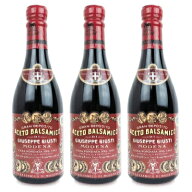 《送料無料》GIUSTI ジュスティ バルサミコ酢 3金メダル 12年熟成 250ml × 3本 【 まとめ買い 】