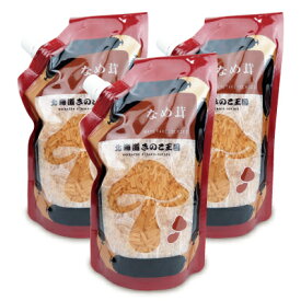 北海道名販 北海道きのこ王国 なめ茸 400g × 3袋 【 まとめ買い 】