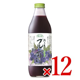 【マラソン限定！最大2200円OFFクーポン配布中】《送料無料》マルカイ 順造選 ブルーベリー 1000ml×12本