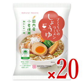 【マラソン限定！最大2200円OFFクーポン配布中！】桜井食品 さくらいのらーめん しょうゆ 99g × 20袋入