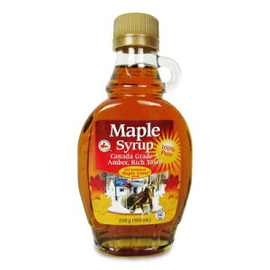 朝日 純度100% メープルシロップ カナダ NO.1ミディアム 250g