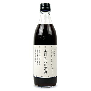 大徳醤油 淡口丸大豆醤油 500ml 瓶 天然醸造