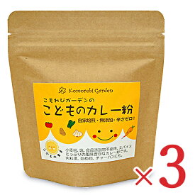 【マラソン限定クーポン配布中】こもれびガーデン 子どものカレー粉 90g × 3袋 【 まとめ買い 】