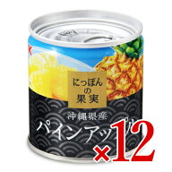 【マラソン限定クーポン配布中】《送料無料》にっぽんの果実 沖縄県産 パインアップル195g × 12個 【 ま…