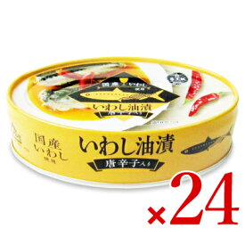 《送料無料》信田缶詰 国産いわし油漬唐辛子入り 100g × 24缶 ケース販売