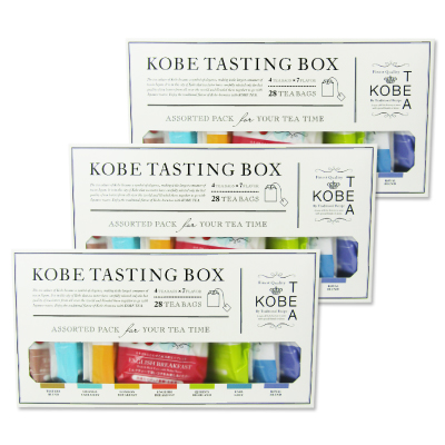 《送料無料》神戸紅茶 生紅茶 KOBE TASTING BOX [7種×4袋] × 3個 ティーバッグ | にっぽん津々浦々