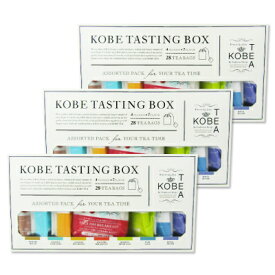 《送料無料》神戸紅茶 生紅茶 KOBE TASTING BOX [7種×4袋] × 3個 ティーバッグ