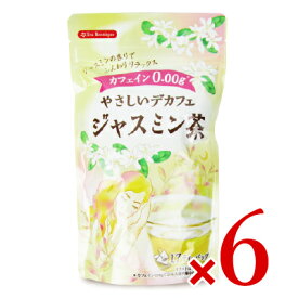 ティーブティック やさしいデカフェ ジャスミン茶 1.3g×17個 × 6袋 ティーバッグ [日本緑茶センター] 【 まとめ買い 】