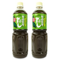 福山醸造 トモエ 日高昆布だし 1L × 2本 ペット【まとめ買い】