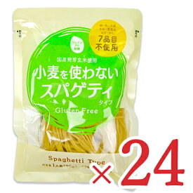 【マラソン限定クーポン配布中】《送料無料》大潟村あきたこまち生産者協会グルテンフリー スパゲティー 90g×24個 【 まとめ買い 箱買い ケース販売】