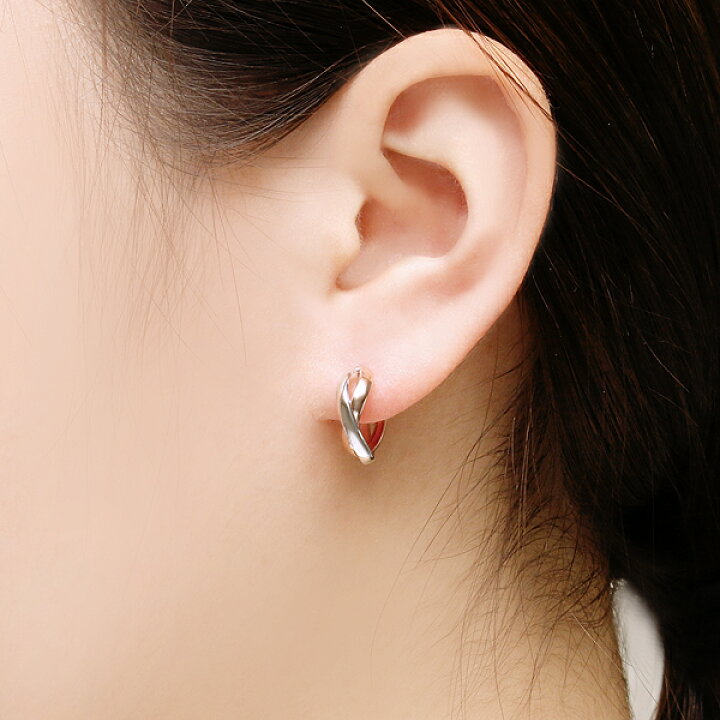 楽天市場】【SALE】 K10ホワイトゴールド/K10ピンクゴールドピアス 