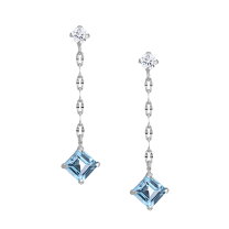 楽天市場】ベリテ ブルートパーズ ピアス（ジュエリー・アクセサリー 