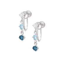 楽天市場】ロンドンブルートパーズ（イヤリング｜レディースジュエリー  