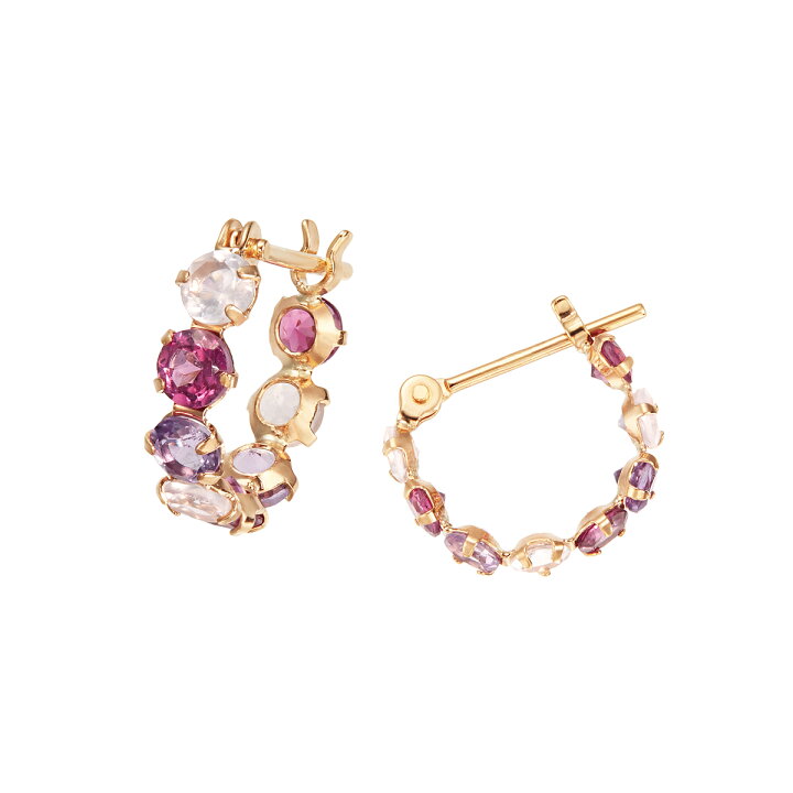 楽天市場】K10イエローゴールドマルチストーンピアス : ジュエリーツツミ