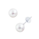 プラチナアコヤ真珠ピアス（7mm）