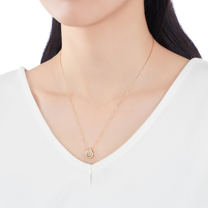 楽天市場】K18イエローゴールドダイヤモンドネックレス : ジュエリーツツミ 