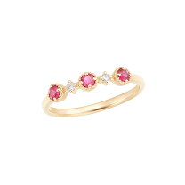 楽天市場】ルビー リング（金の純度K10）（レディースジュエリー 