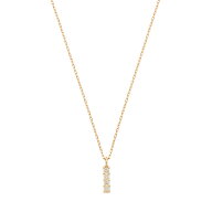 K10イエローゴールドダイヤモンドネックレス