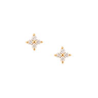 【SALE】 K18イエローゴールドダイヤモンドピアス