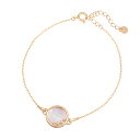 K10イエローゴールドシェルブレスレット