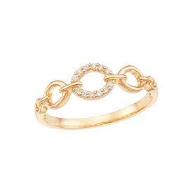 K18イエローゴールドダイヤモンドリング