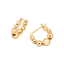 K18イエローゴールドピアス