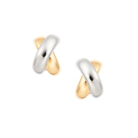 K18イエローゴールド/プラチナピアス