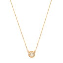 K18イエローゴールドダイヤモンドネックレス