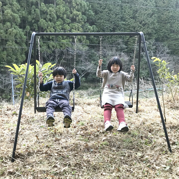 楽天市場】【 2連式ブランコ レビュー最高評価5】ブランコ 家庭用  